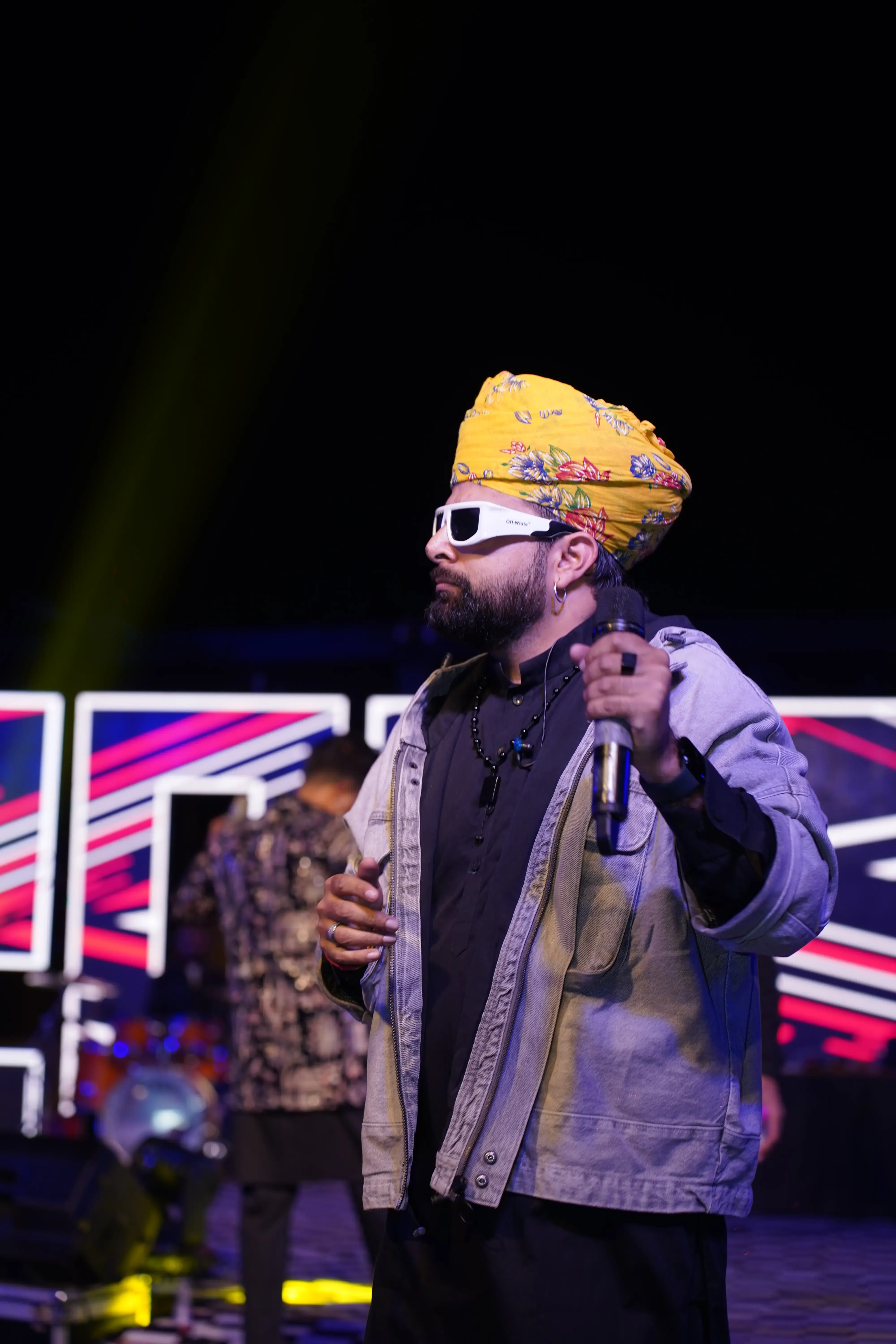 DJ performing at concert